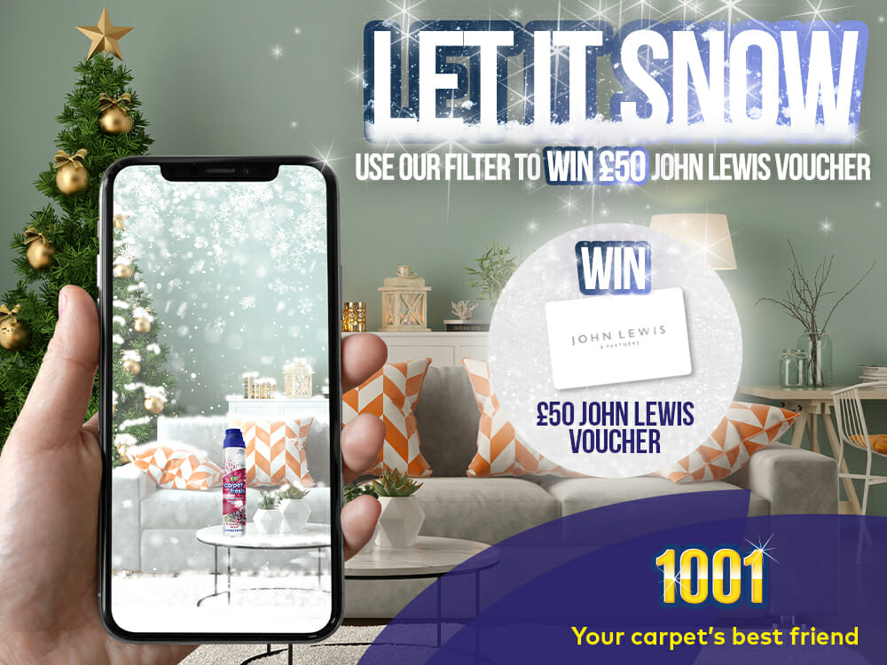 Let It Snow and WIN a John Lewis voucher with 1001!