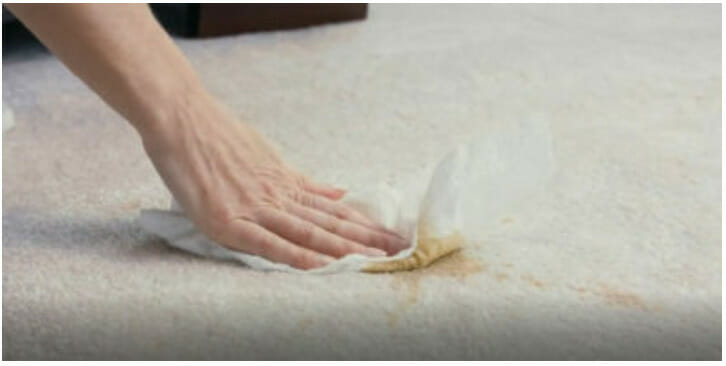 blot the stain